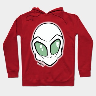 White Alien Hoodie